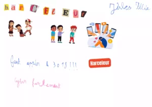 Fresque de sensibilisation au cyberharcèlement